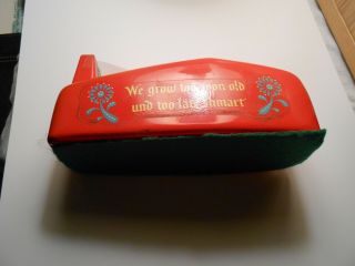 Vintage Heavy Tape Dispenser – “We Grow Too Soon Old Und Too Late Shmart” 3