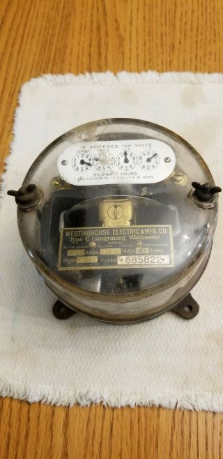 Vintage Westinghouse Watthour Meter