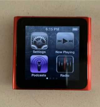 Apple Ipod Nano 6th Generation 16 Gb (product) Red Special Edition Vintage