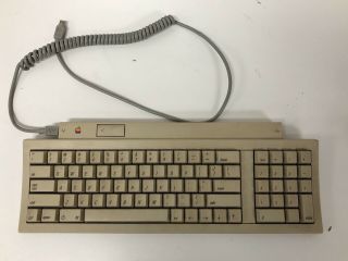 Macintosh Apple Keyboard Ii M0487 Vintage 1990 With Cable