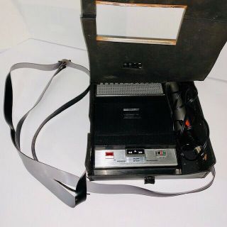 VTG NORELCO Carry Corder 150 Cassette Tape Recorder Microphone & Case EL3302 3