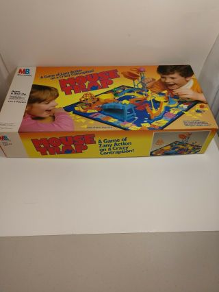 Vintage 1986 Milton Bradley Mb Mouse Trap Board Game With Instructions
