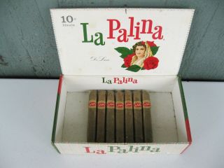 Vintage La Palina Ideals 10¢ Cigar Box – Paul Rand Modernist Design