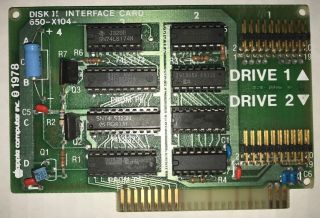 Apple 20 - Pin Disk Ii Floppy Drive Interface Card For Apple Ii,  Ii,  Iie -