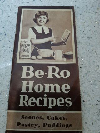 Vintage Be - Ro Cookery Book 21st Edition Flour Cookery Cooking Recipes