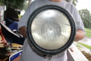 Large Antique Vintage Tilt Ray Car Headlight Lamp Head Light Gas Oil Sign 2