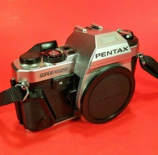 Vintage Pentax Program 35mm Film Slr Camera Body Only - Battery