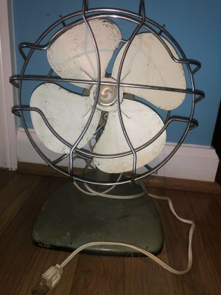 Vtg Superior Electric Products Corporation Electric 12  Fan Well