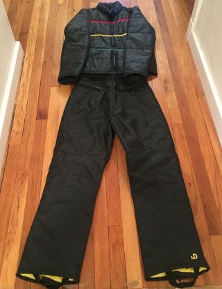 Vintage John Deere Black Ski Pants John Deere Jacket Lg