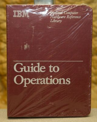 Vintage Ibm Pcjr Guide To Operations