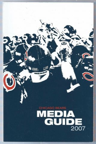 2007 Chicago Bears Nfl Media Guide Record Book Brian Urlacher