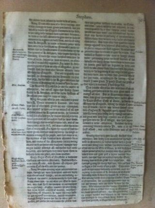 1577 History of England Ireland Scotland Shakespeare Source Engraving 3