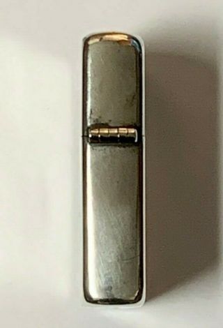 Vintage Zippo Lighter | Sterling Silver | 1960s | 5 Barrel | 16 Hole Chimney |