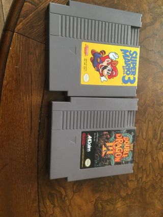 To Vintage Nintendo Nes Games Mario Three Double Dragon Three