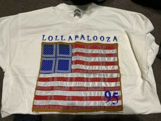 Lollapalooza Vintage 1995 Concert T - Shirt Xl Never Worn
