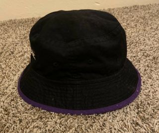 VTG Nintendo Gamecube Bucket Hat Cap Purple Black Promo Spell Out Logo 3