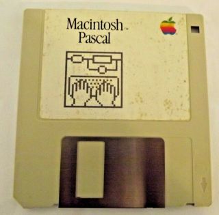 Vintage 1984 Apple Macintosh 128k Pascal 1st Version 1.  0 Software Disk