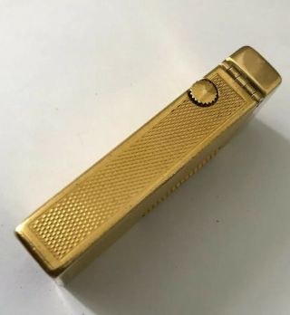 Early Dunhill Gold Barley Rollagas Lighter - Fully Overhauled 3