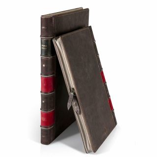 Twelve South Bookbook For Macbook | Vintage Leather Book Case/sleeve For 15 - Inch