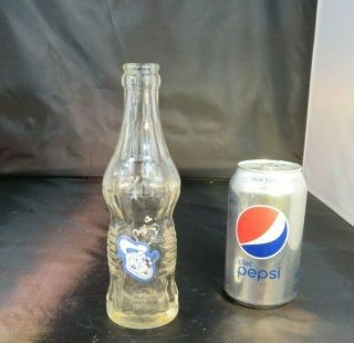 Rare Acl Donald Duck Art Deco Vintage Antique Soda Bottle (some Fading)
