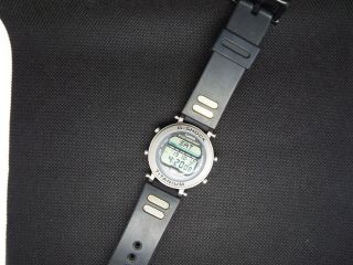 Vintage Casio G - Shock Titanium Watch Digital 1556 Mrg - 1 Silver Trim Diver Scuba