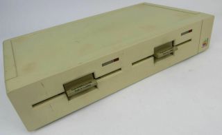 Vintage Apple A9m0108 Duodisk Dual 5.  25 " External Floppy Disk Drive -