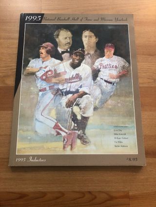 1995 Baseball Hall Of Fame Induction Yearbook