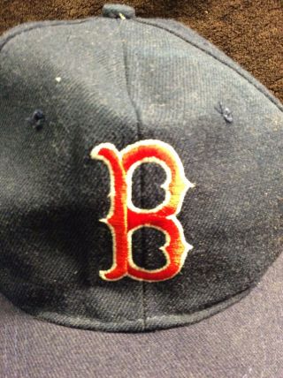 Vintage Boston Red Sox Snapback Hat Baseball Cap Wool Replicas By Universal 2