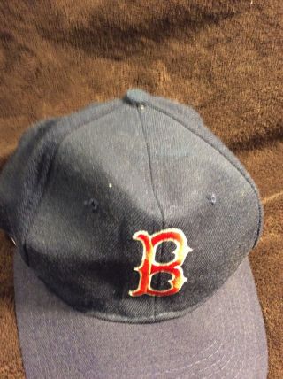 Vintage Boston Red Sox Snapback Hat Baseball Cap Wool Replicas By Universal 3