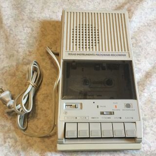 Vintage Texas Instruments Ti Cassette Tape Program Recorder Model Php - 2700
