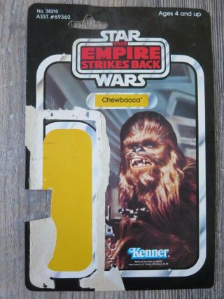 Chewbacca 41 Back Esb Vintage Cardback Full Card Star Wars