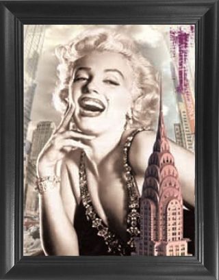 Vintage Marilyn Monroe Framed 3d Lenticular Picture - Unbelievable Life Like.
