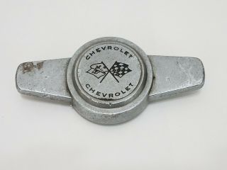 Vintage Chevrolet Spinner Hubcap Center Emblem Only - Corvair Chevy Ii Nova