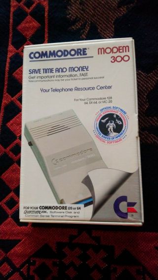 Commodore Modem 300 For Commodore 64 & 128 Nos Rare