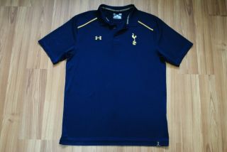 Tottenham Hotspur Spurs 2016 - 2017 Football Polo Shirt Jersey Under Armour Large