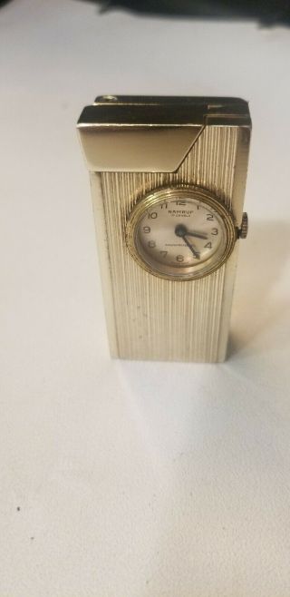 Vintage Swiss Aluminum Watch Lighter