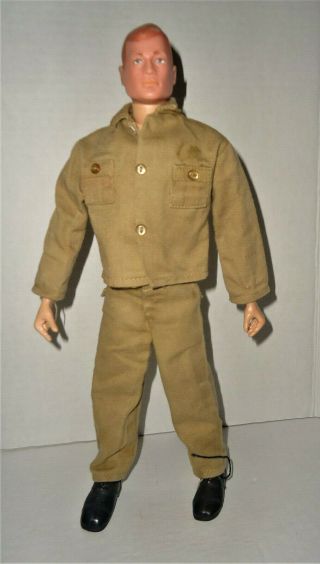 Gi Joe Vintage 12 Inch Figure1964 1966 Red Head Action Soldier Marine Lace Boots