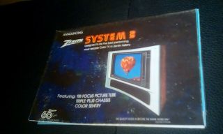 Zenith Tv System 3 Wall Poster 2 