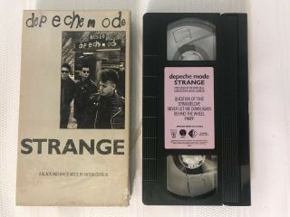 Depeche Mode Strange Vhs (1988) Documentary By Anton Corbijn Rock Music Rare Vtg