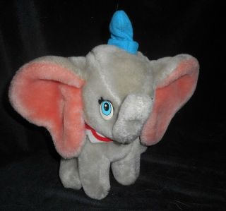 8 " Vintage Walt Disney World Dumbo Flying Elephant Stuffed Animal Plush Toy