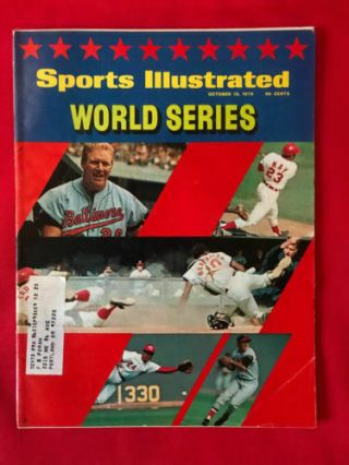 October 19,  1970 Boog Powell Baltimore Orioles World Series Sports Illustrated