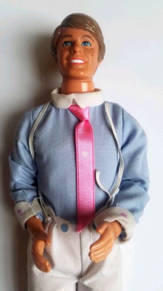Vintage 1968 Ken Doll Barbie Pink Tie