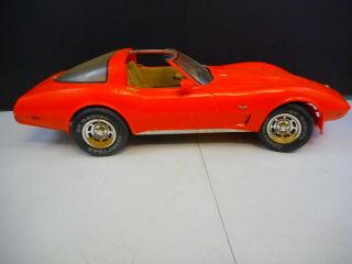Vintage Monogram 1/8 Scale Corvette Model Kit Assembled 1978