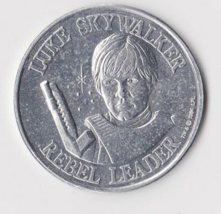 Vintage Star Wars Last 17 Kenner Luke Skywalker Potf Coin Power Of The Force