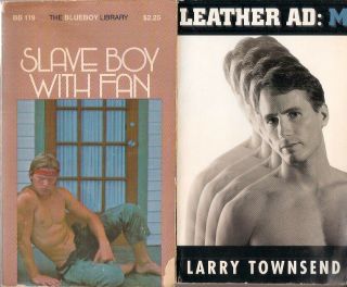 Gay: Vintage 1970/80s 2 - Fer One - Handed Fiction Slave Boy With Fan & Leather Ad:m