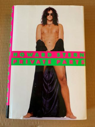 Howard Stern Autographed Private Parts From 1993 Shock Jock Surius Autobiography