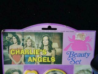 VINTAGE CHARLIE ' S ANGELS BEAUTY SET COMB FARRAH FAWCETT N,  O.  S.  1977 FLEETWOOD 3