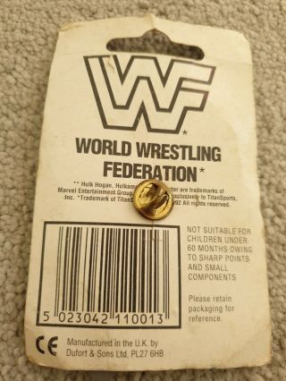 WWF WWE Superstar Rare Vintage Pin Brooch Papa Shango 1992 2