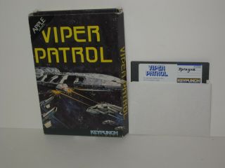 Vintage Software Game Apple Ii Iie Iic Iigs Viper Patrol