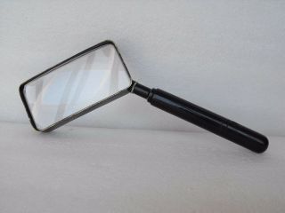 Antique Magnifier Magnifying Glass Loupe Busch Made In Germany Handheld Vintage